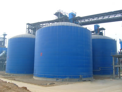 合山水泥钢板库改造