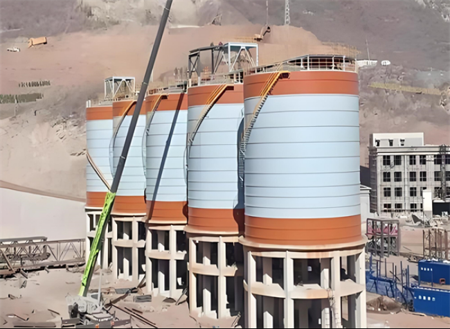 合山高架钢板仓