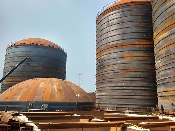 合山焦粉钢板仓